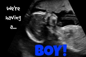 We're having a boy