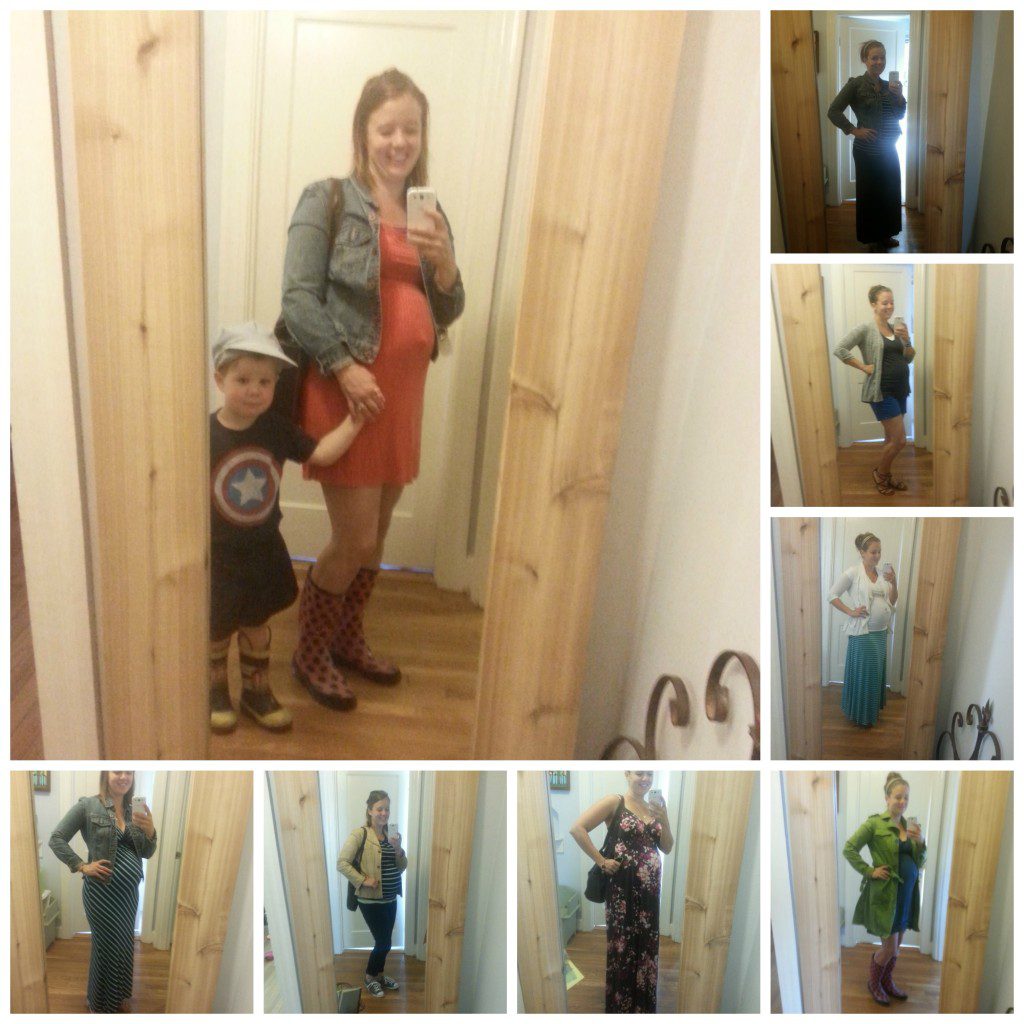 spring wardrobe collage