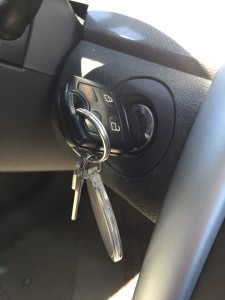 keys in ignition