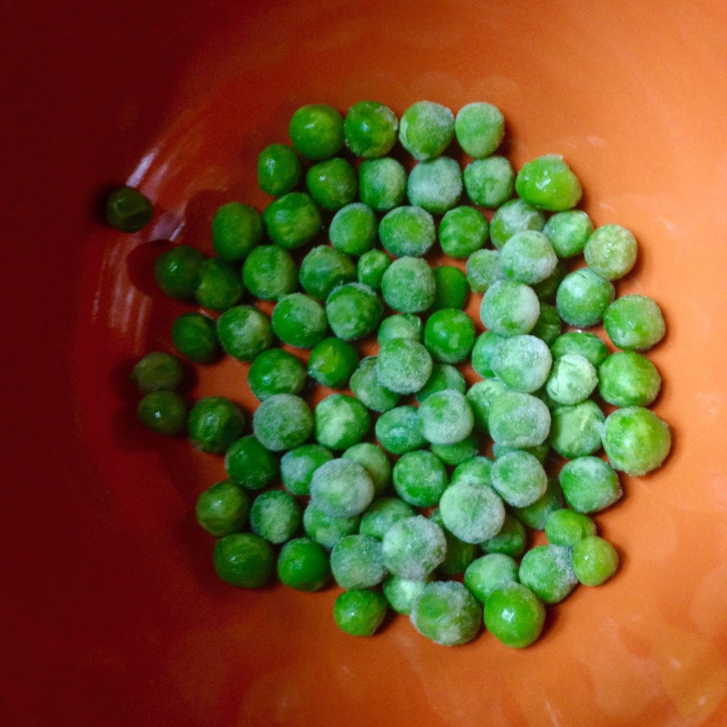 Frozen Peas in a Bowl Simple Snack Nashville Moms Blog