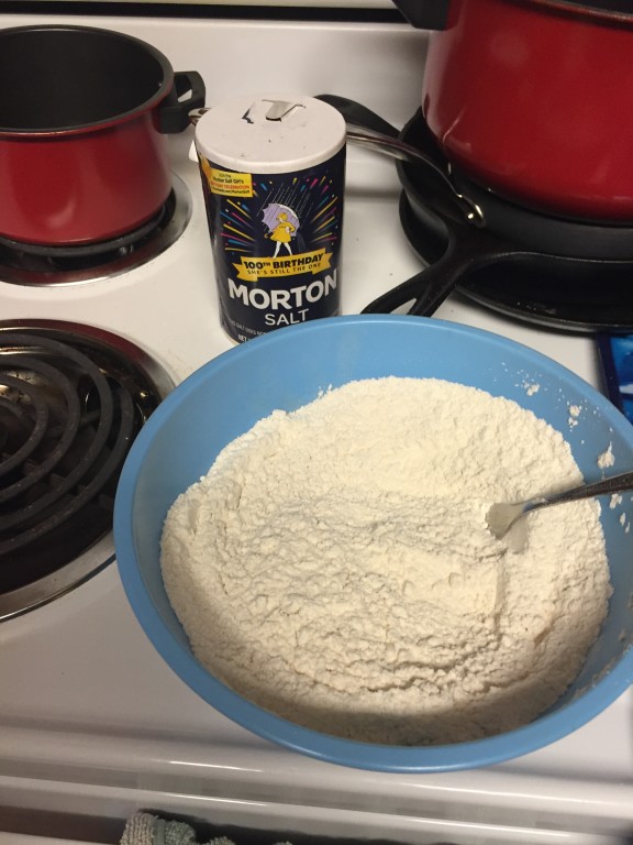 salt dough mixture
