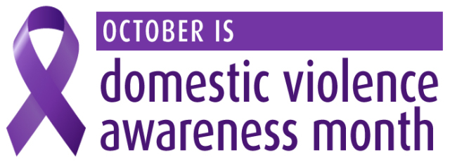 October is domestic violence awareness month