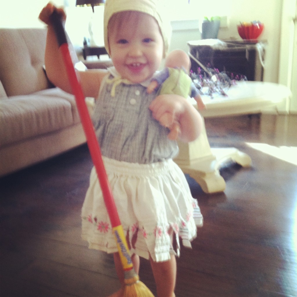 Cosette or Cinderella toddler costume Nashville Moms Blog