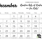 Random Acts of Kindness — FOR KIDS! (With Printable Calendar!)