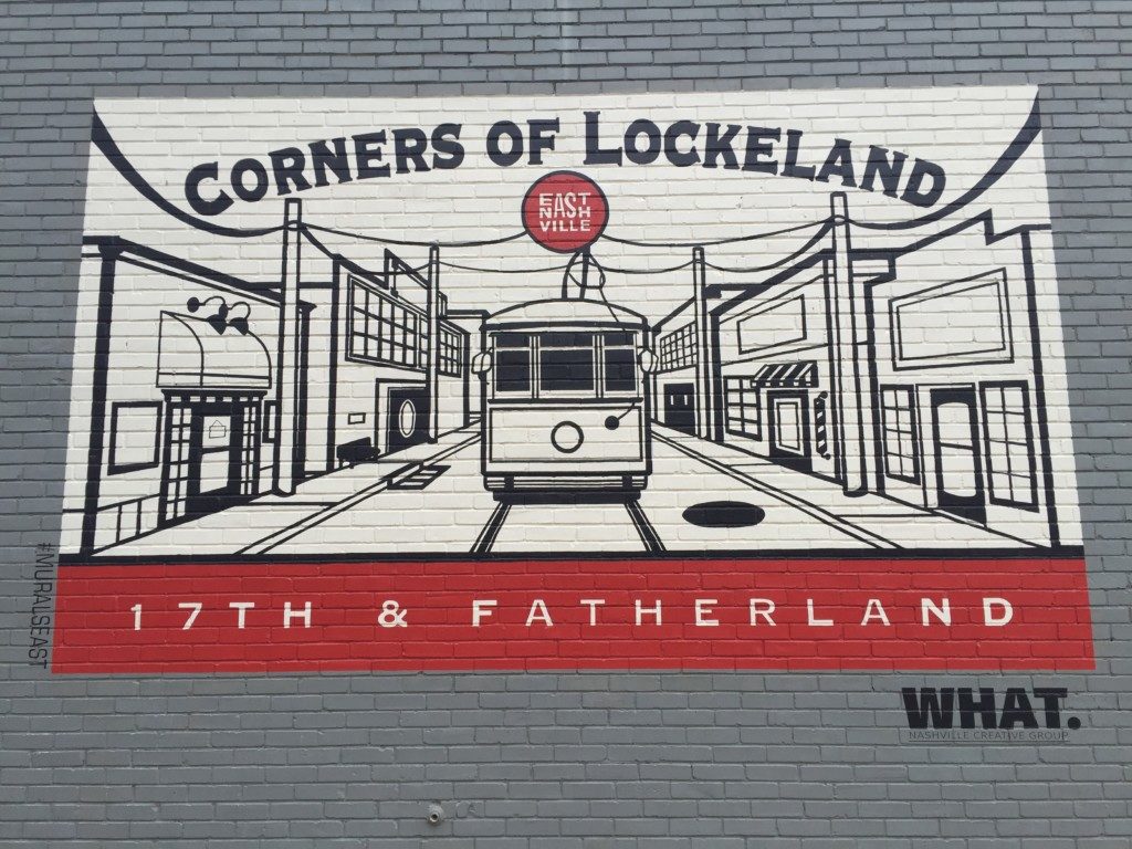 corners of Lockeland East Nashville murals