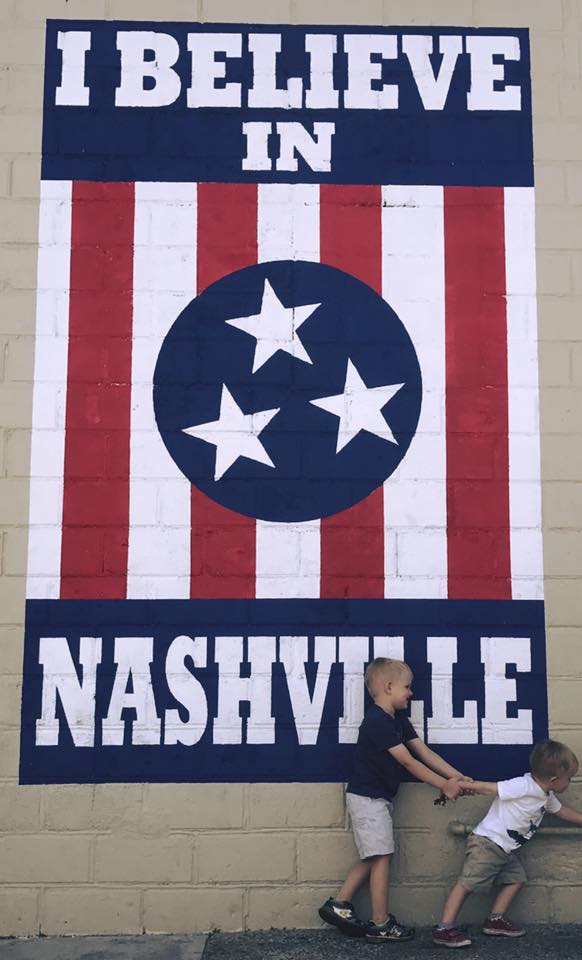I Believe in Nashville 12 South mural