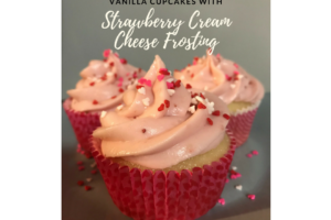 Strawberry Cream Cheese Cupcake_